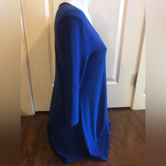Joseph Ribkoff Blue Crewneck Long Sleeve Tunic Top size 8 - Picture 3 of 9